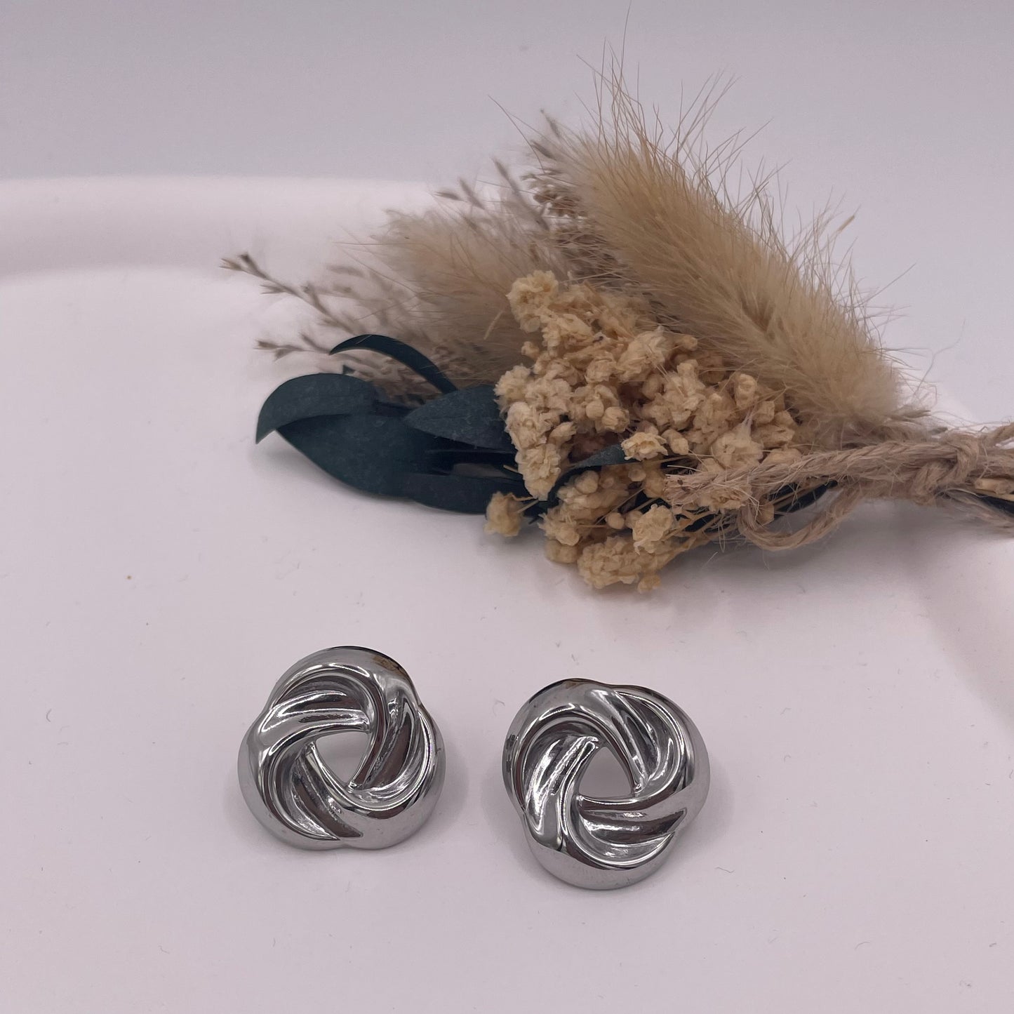 Timeless Vintage Stainless Steel Earrings Old Money Style