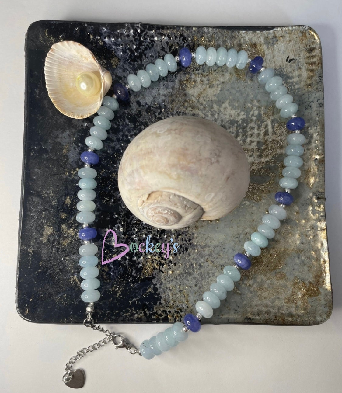 Wedding guest short necklace with rondelle stones perfect for elegant outfits special occasions