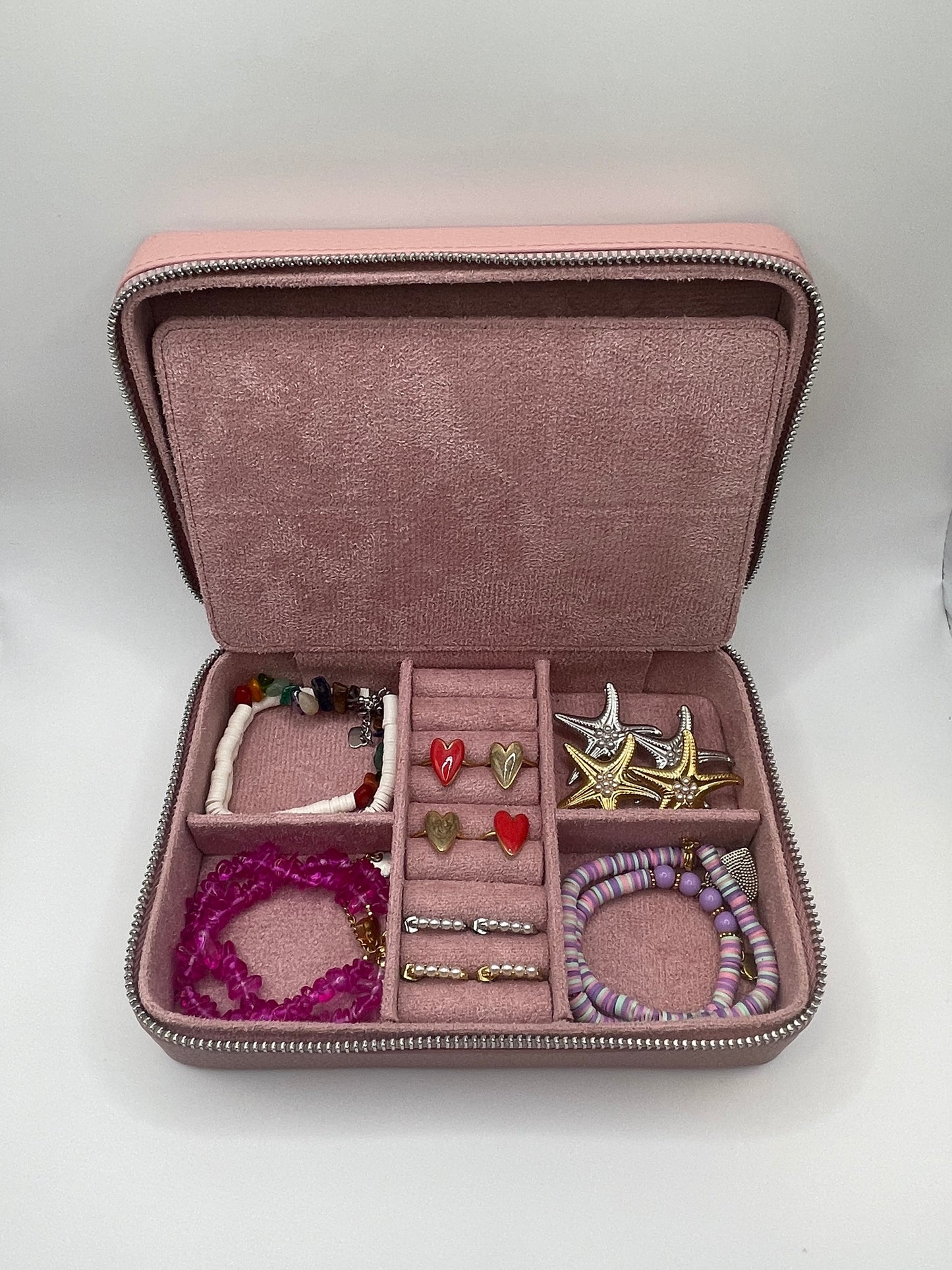 Limited edition pink jewelry travel bag