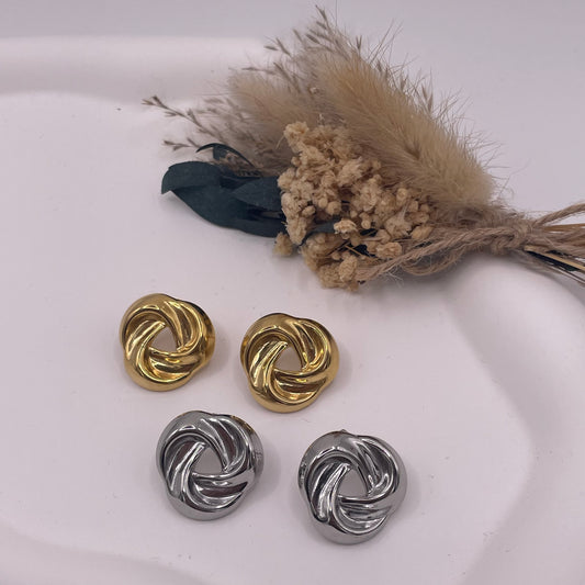 Timeless Vintage Stainless Steel Earrings Old Money Style
