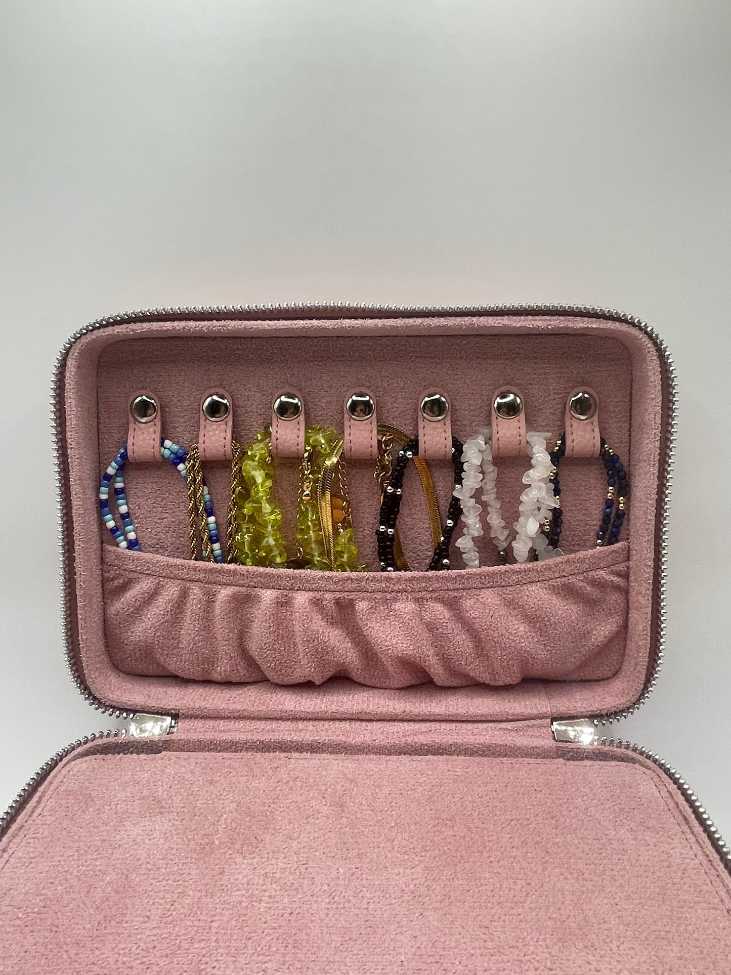 Limited edition pink jewelry travel bag